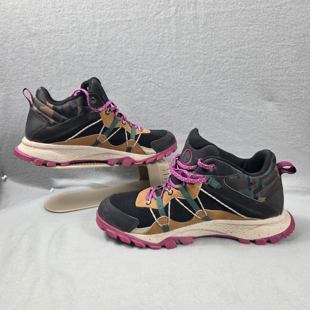 Timberland Garrison Trail Waterproof Hiking Boots Black Pink Camo A2F1D Mens 10